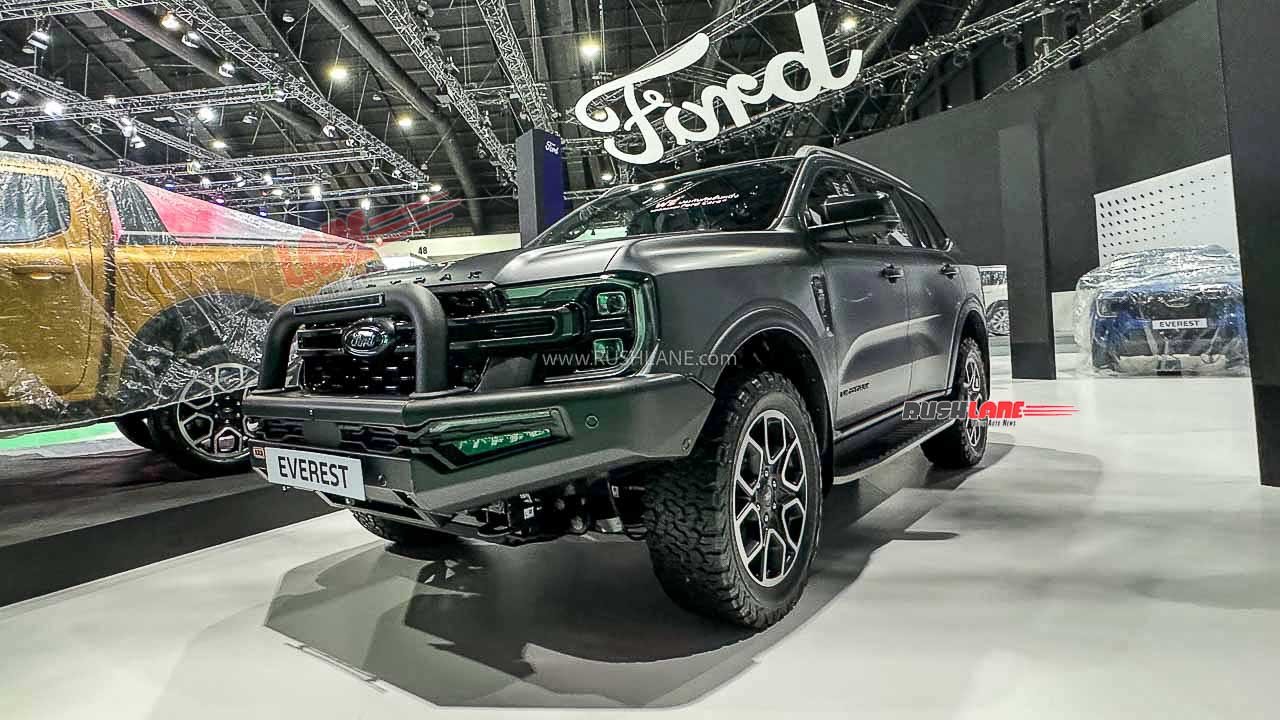 2024 Ford Endeavour matte black unveiled before official India launch